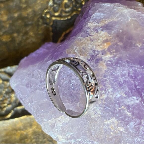 Elephant Sterling Silver Toe Ring - Picture 5 of 5